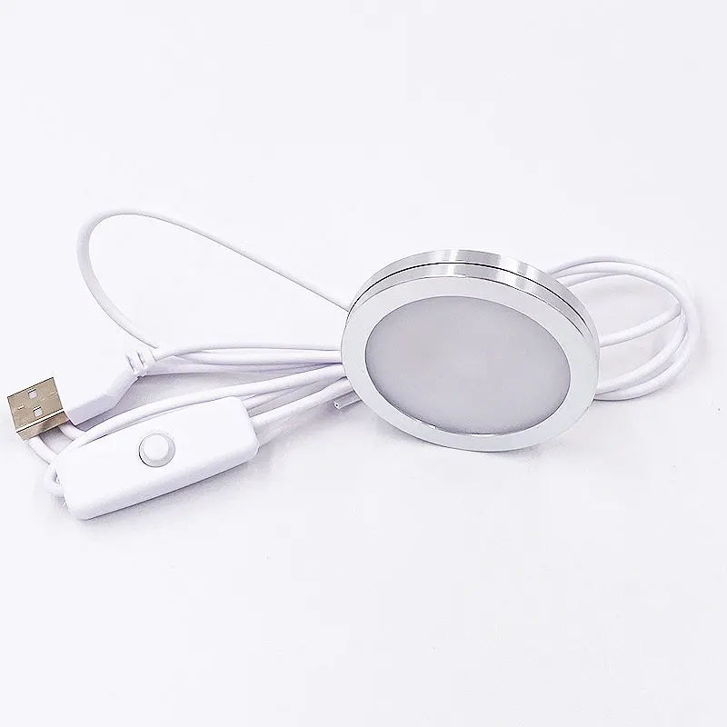 Imagem -06 - Led sob a Luz do Armário Mini Spotlight Exibição de Jóias Vitrine Armário Lâmpada do Teto Montado Downlight Usb 5v 5w 3w 7w