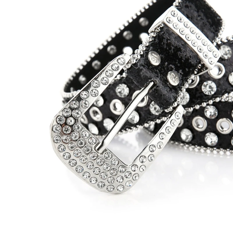 Delicate Waist Belt Shinning Rhinestones Belts for Women Men Luxury Crystals Studded Waist Straps for Jeans Formal Dress