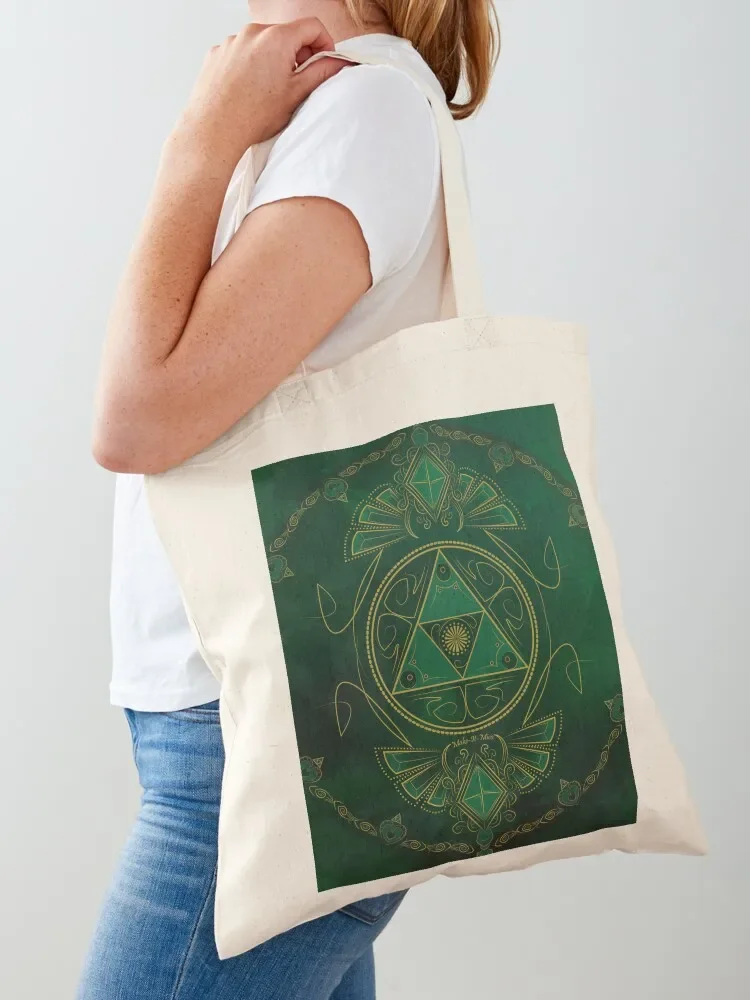 ~Green Courage~ Tote Bag reusable shopping bag foldable reusable bag for beach