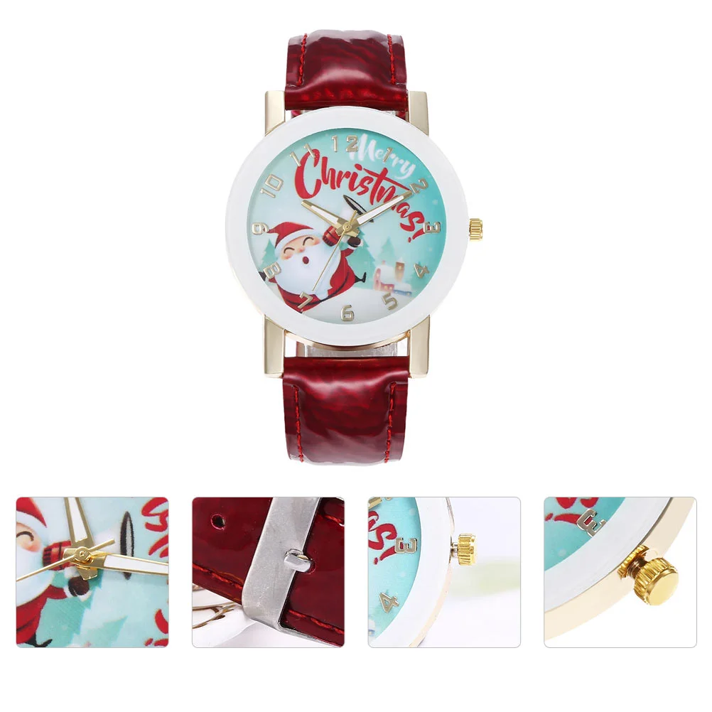 Earth Tones Santa Watch Watches Gift for Women Imitation Claus