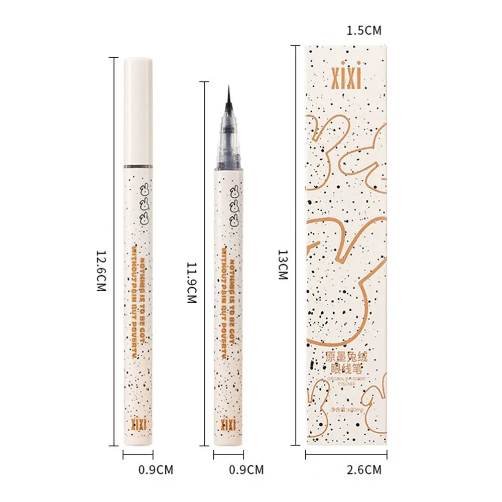 Naturalny cienki Eyeliner długopis gorący Ultra-fine odporny na pot cień do powiek wodoodporny trwały długopis do rzęs makijaż oczu