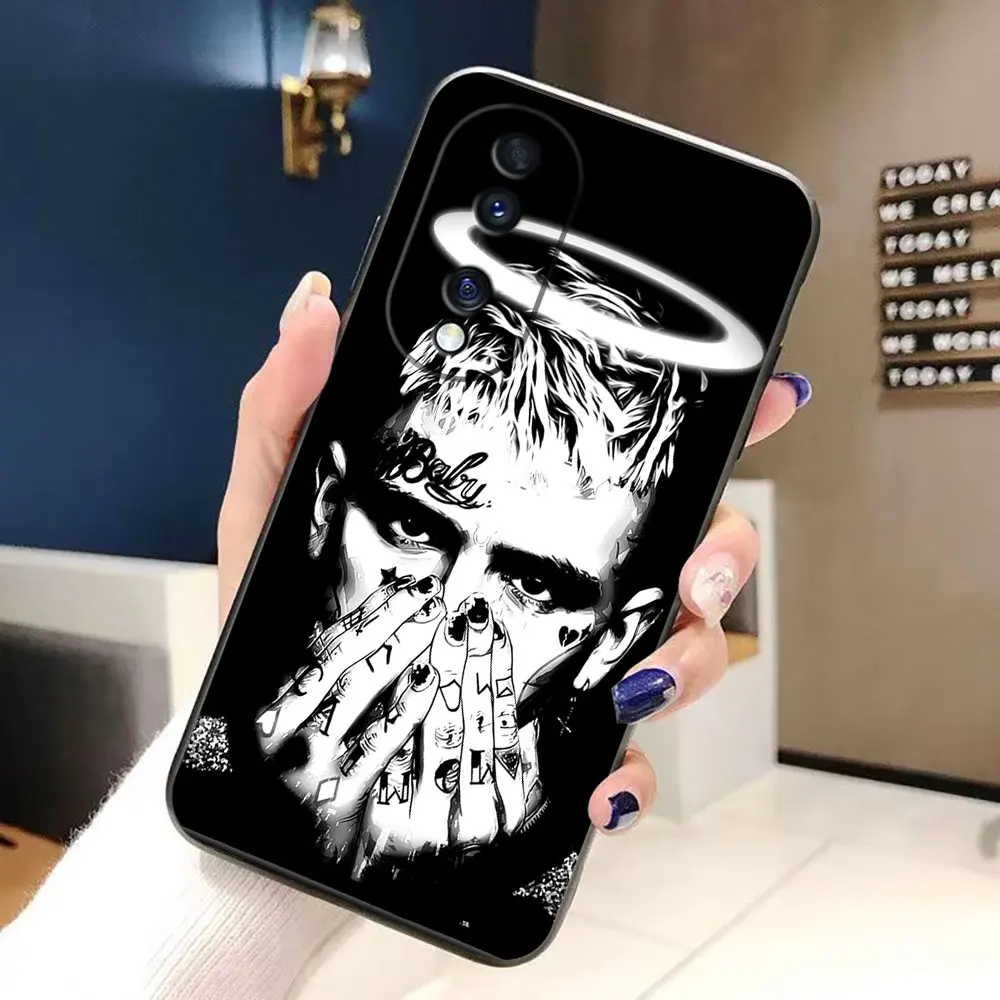Rapper Lil P-Peep H-HellBoy Phone Case For HONOR 400 20 90 X5C X6B X7A X7B X7D X8B X9 X9B X9D X9A HUAWEI NOVA 7I 8I P30 Cover