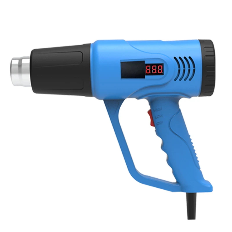 

Hot Air Gun High-power Industrial-grade 2000W Digital Temperature Control Hot Air Blower Welding, Baking and Baking Gun