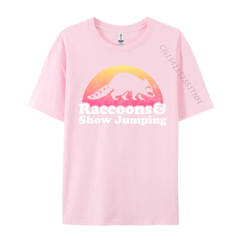 Raccoons And Show Jumping Raccoon And Show Jumping Horses Sphynx And Bigfoot Tshirt T Shirt Premium Cotton Young T Shirts