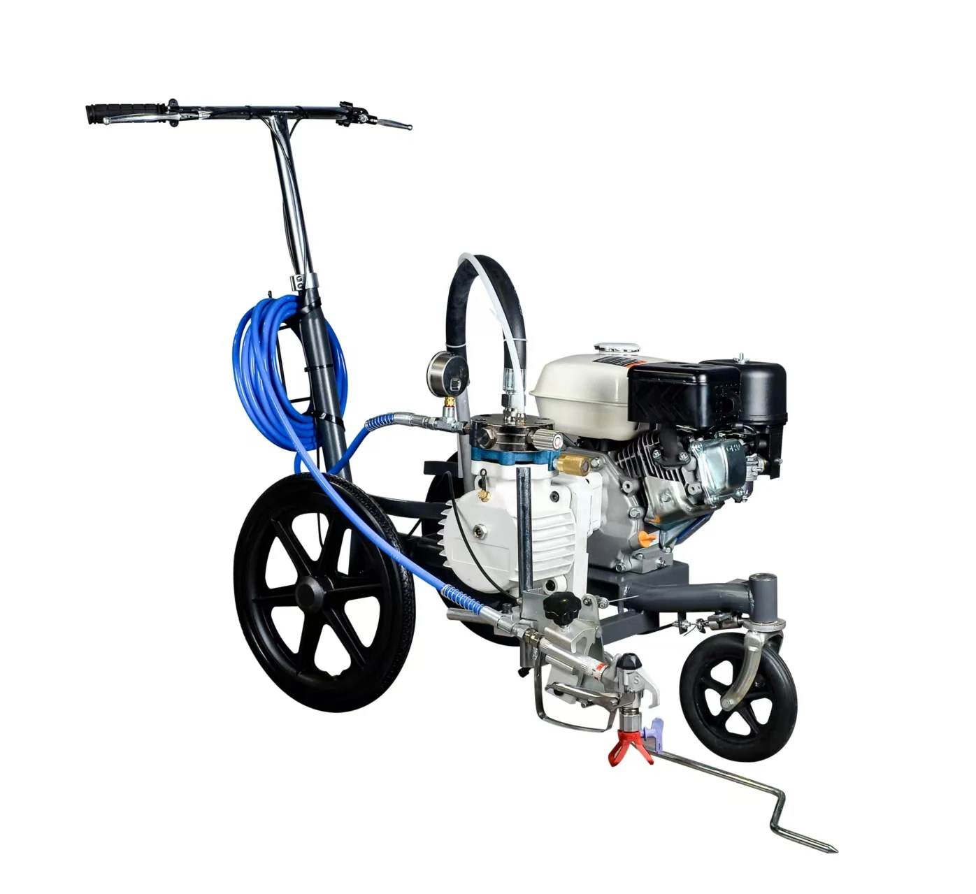 Professional Diaphragm Garage Airless Road Marking Scribing Machine Powerful Cold Spray Gun for Coating Spraying  Latex