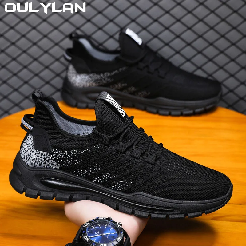 Oulylan Sports Casual Shoes Male Walking Footwears Tenis Men's Sneakers Trend Running Shoes for Men Breathable Classic