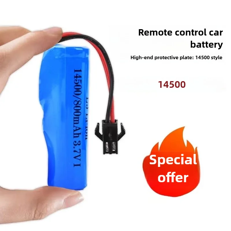 1-8 Pcs 3.7V 800mah 14500 AA Rechargeable Battery for Remote Control Toys Helicopter Car Train Motorcycle Toy Car Batteries