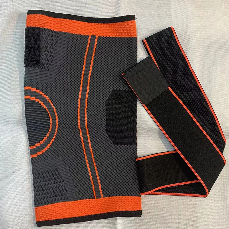 Lace-Up Druk Sport Gebreide Knie Pads Knieschijf Bescherming Running Basketbal Mountainbike Badminton Knie Pads