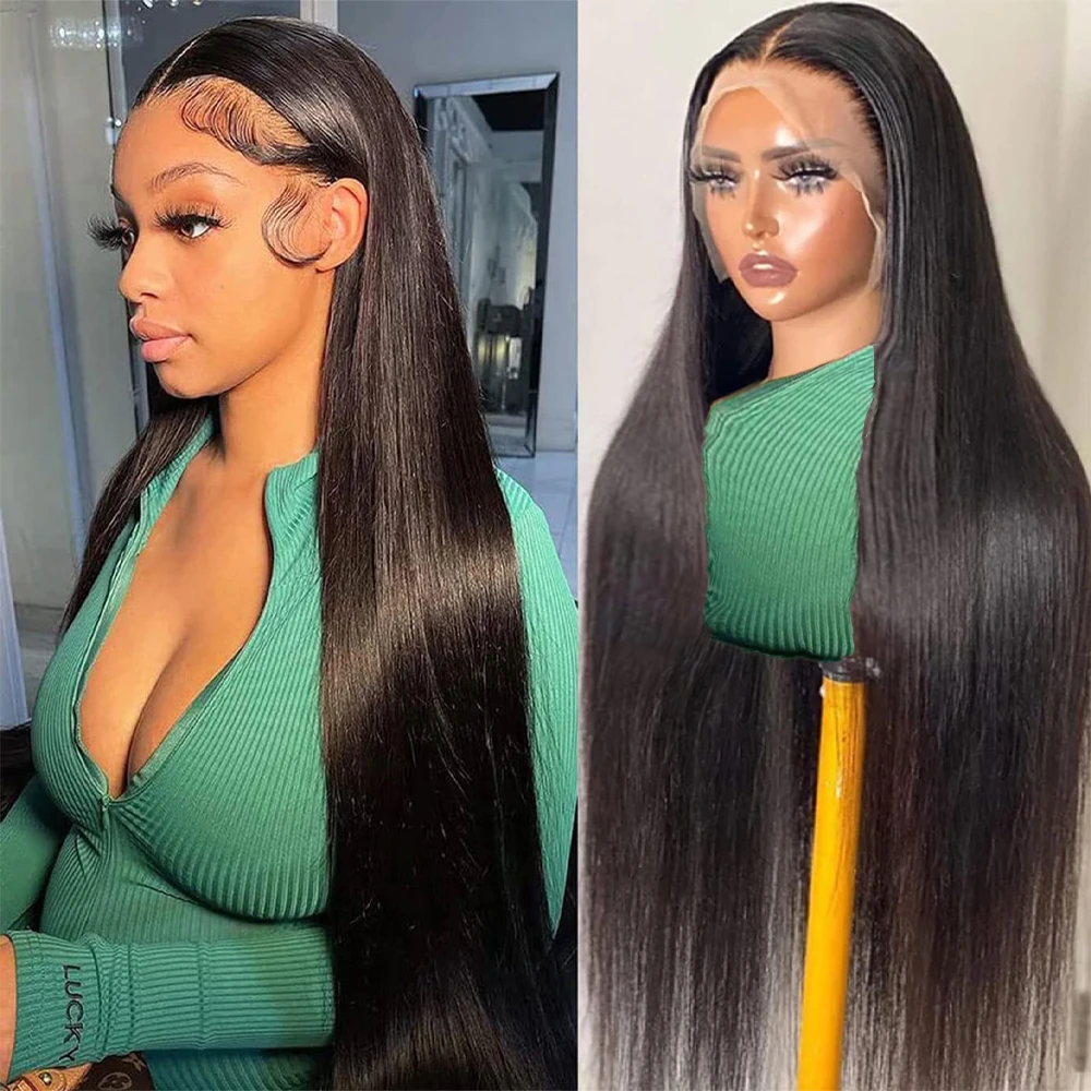 

250 Плотность Bone Straight Hd Прозрачный 13x6 13x4 Hd Парик Фронта Шнурка Бразильские Кружевные Передние Человеческие Волосы Предварительно Сорванные Парики Для Женщин