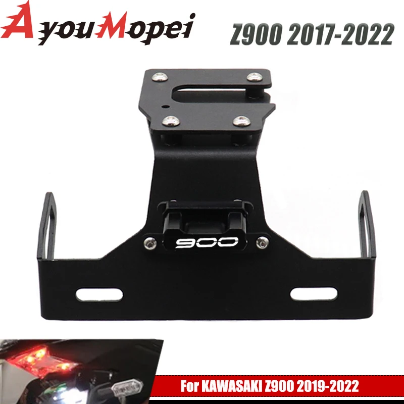 

Держатель номерного знака для Kawasaki Z900 Z 900 2017 2021 2018 2019 2020, аксессуары, хвостовое аккуратное крыло, элиминатор, номерной знак