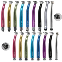 Dental de alta velocidad, 2/4 orificios, limpieza estándar/cabeza grande, botón pulsador, turbina de aire, estilo NSK, compatible con fresas ISO de 1,6mm