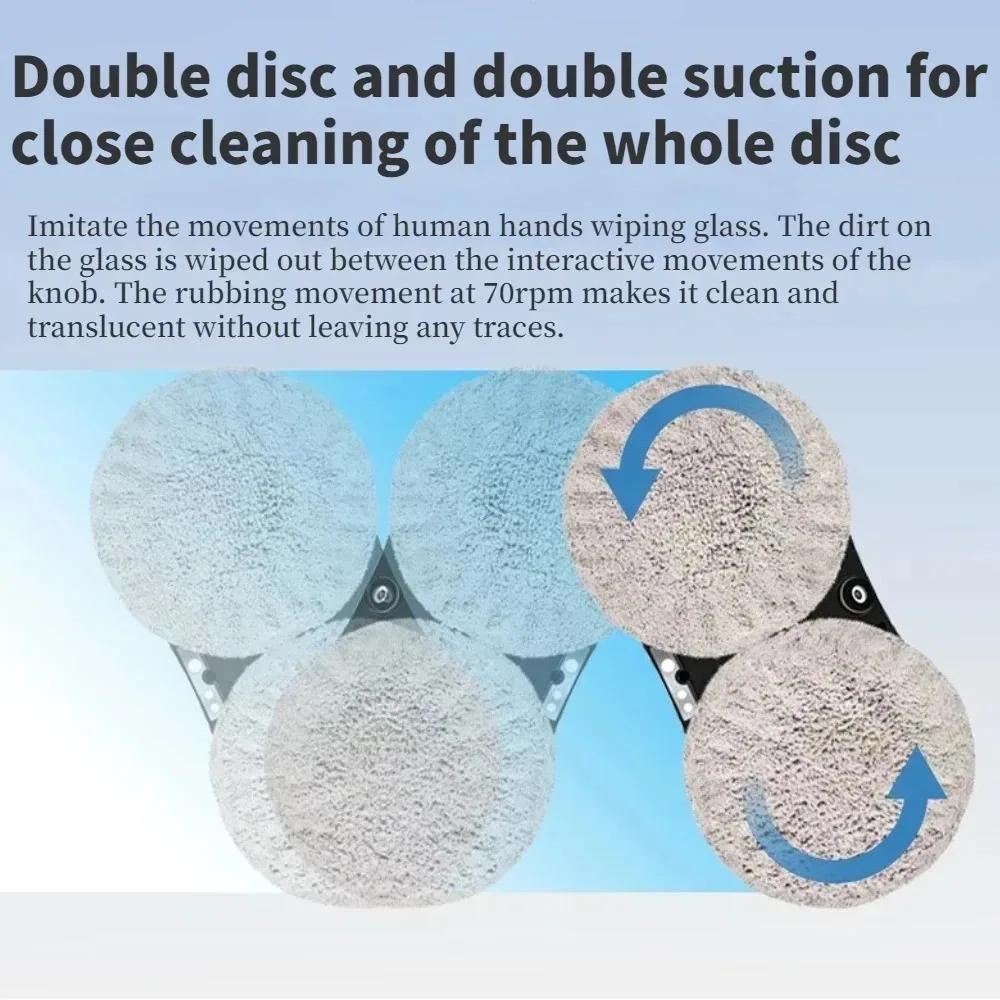 Intelligent Window Cleaning Robot Ultra Thin Spray water Vacuum Cleaner Window Cleaner Electric Glass Limpiacristales Remotel ﻿