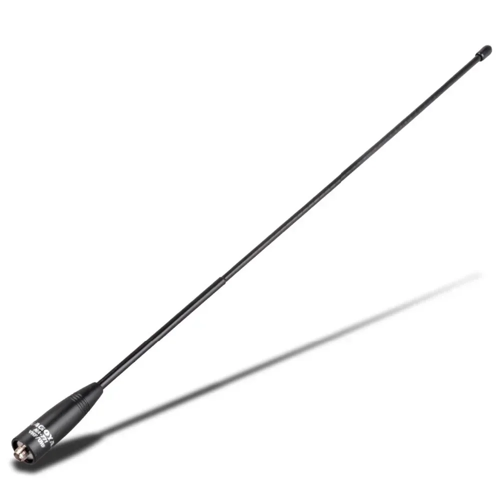 Genuino NAGOYA NA771 HAM Antenna SMA Maschio Femmina BNC VHF UHF Doppia Bande Segnale Radio Bidirezionale Boost Gomma Morbida Guadagno Antenne