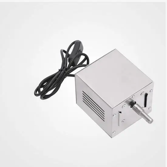 شواية شواء مشواة كهربائية تجارية 2025 - شواية دوارة من الفولاذ المقاوم للصدأ مقاس 80 سم للحم الضأن واللحوم