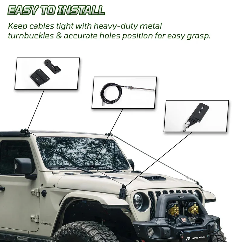Factory Hot Selling Branch Sp Adjustle Limb Riser Kit for JL & JT - Limited Time Offer!