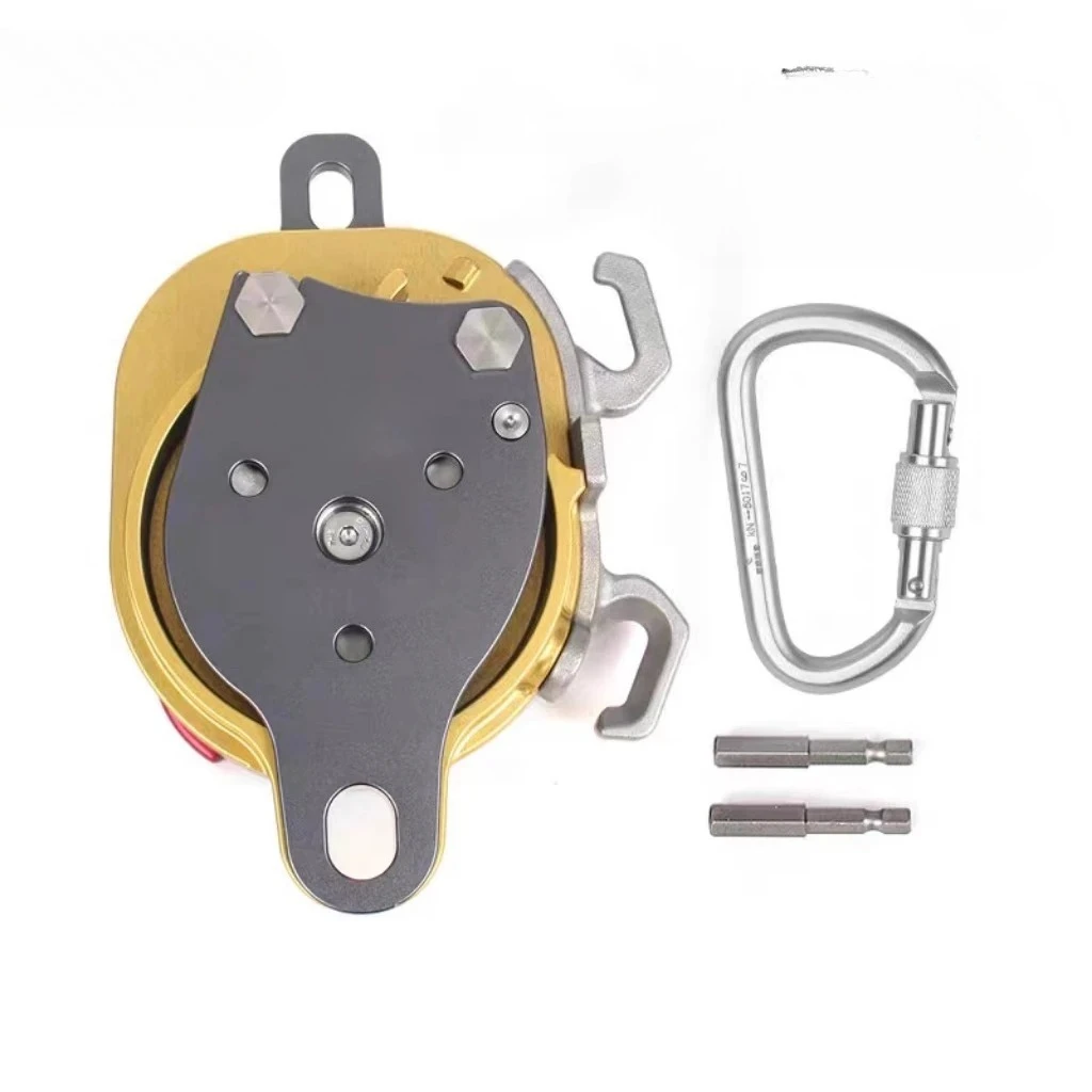 Dispositivo elettrico per ascenso e discesa CCD Attrezzatura per arrampicata CCR Sollevatore elettrico per puleggia Dispositivo per ascenso e discesa Scalatore a corda