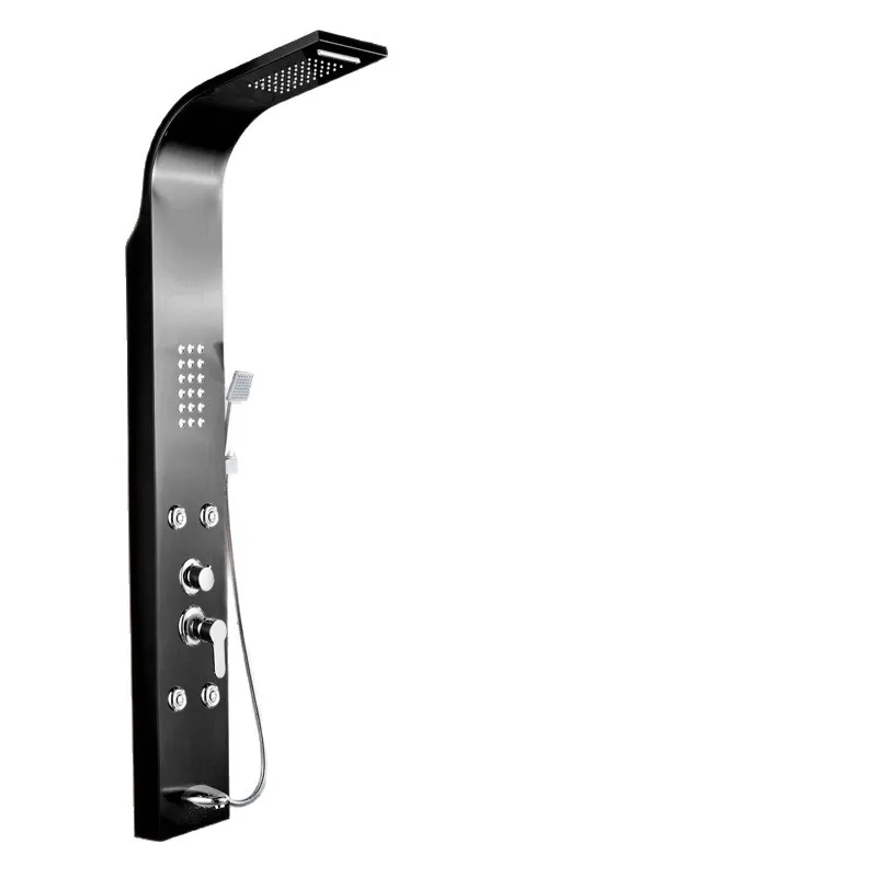 

Stainless steel intelligent constant temperature wall-mounted integrated bath screen Shower screen Temperature display Shower