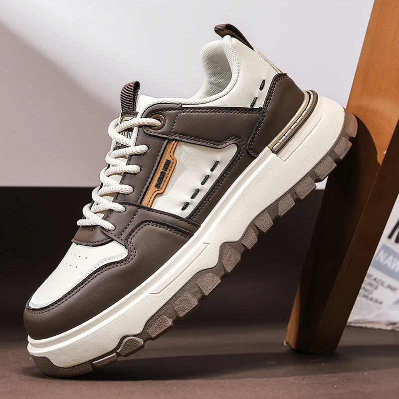 

New Casual Shoes for Autumn and Winter, Versatile and Fashionable Thick-soled Sports Sneakers, Retro Multi-color Work Shoes