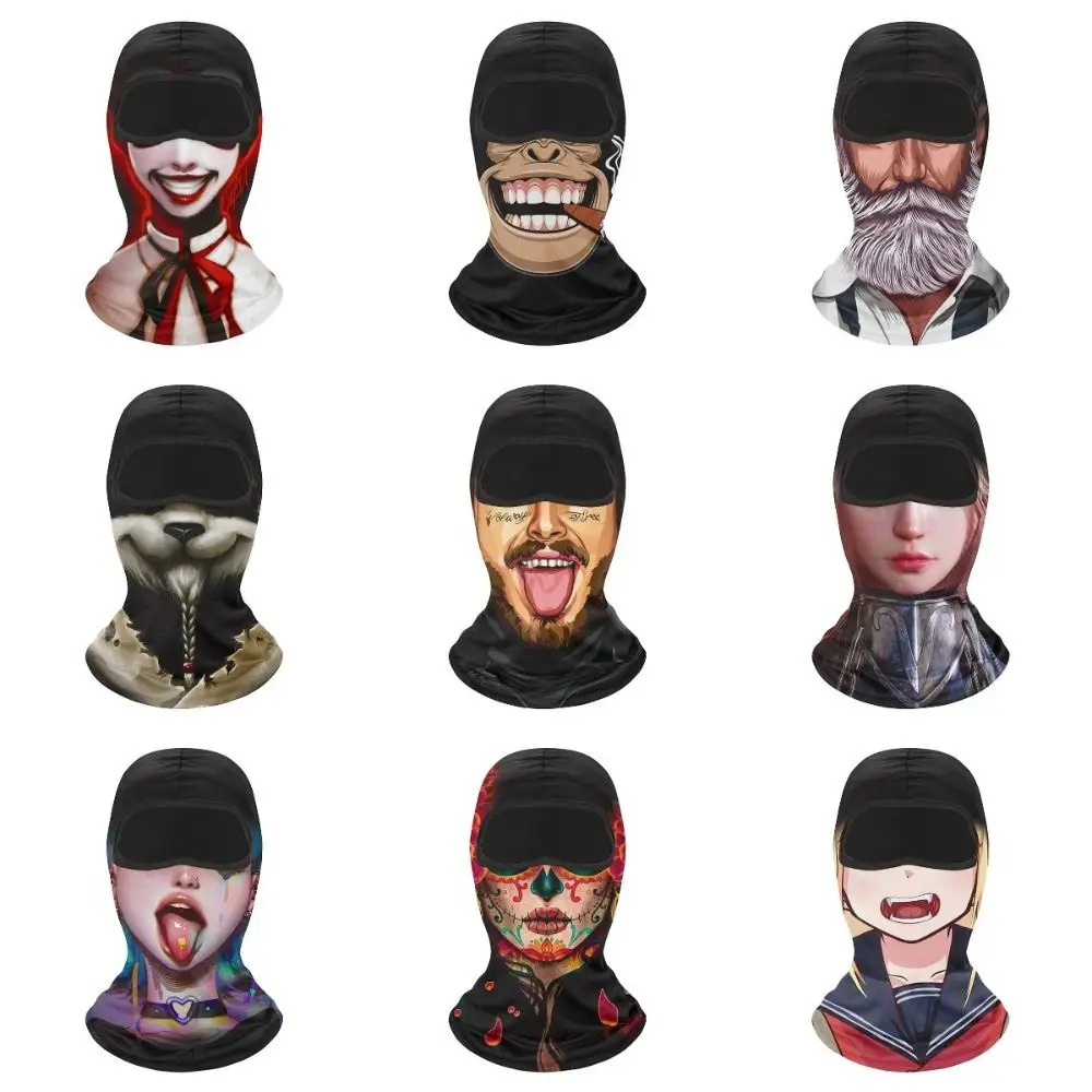 Balaclava motocicleta balaclava respirável leve ciclismo máscara facial completa à prova de vento proteção solar equitação headwear masculino