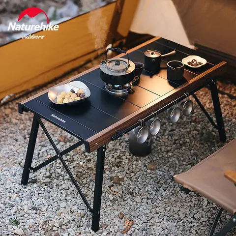 네이처하이크 IGT 알루미늄 접이식 테이블 야외 휴대용 경량 캠프 바베큐 그릴 테이블 피크닉 테이블 가스 스토브 캠핑 테이블