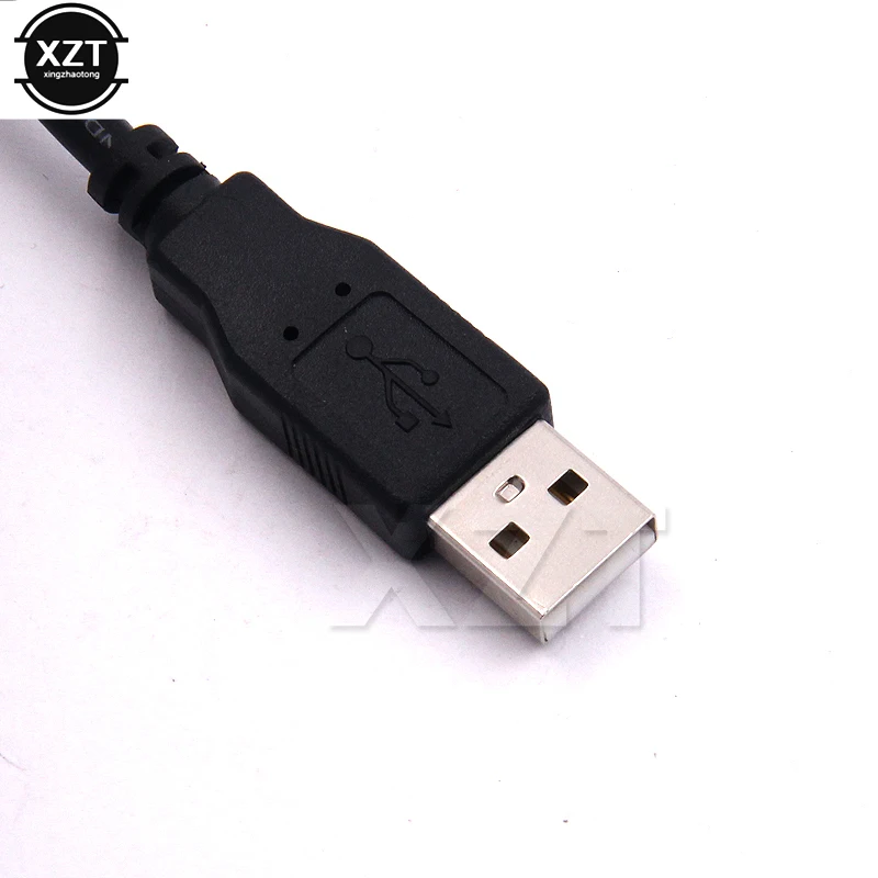 30CM NEW USB 2.0 Male to Female Extension Cable with Panel Mount Screw Hole Connector Adapter For computer