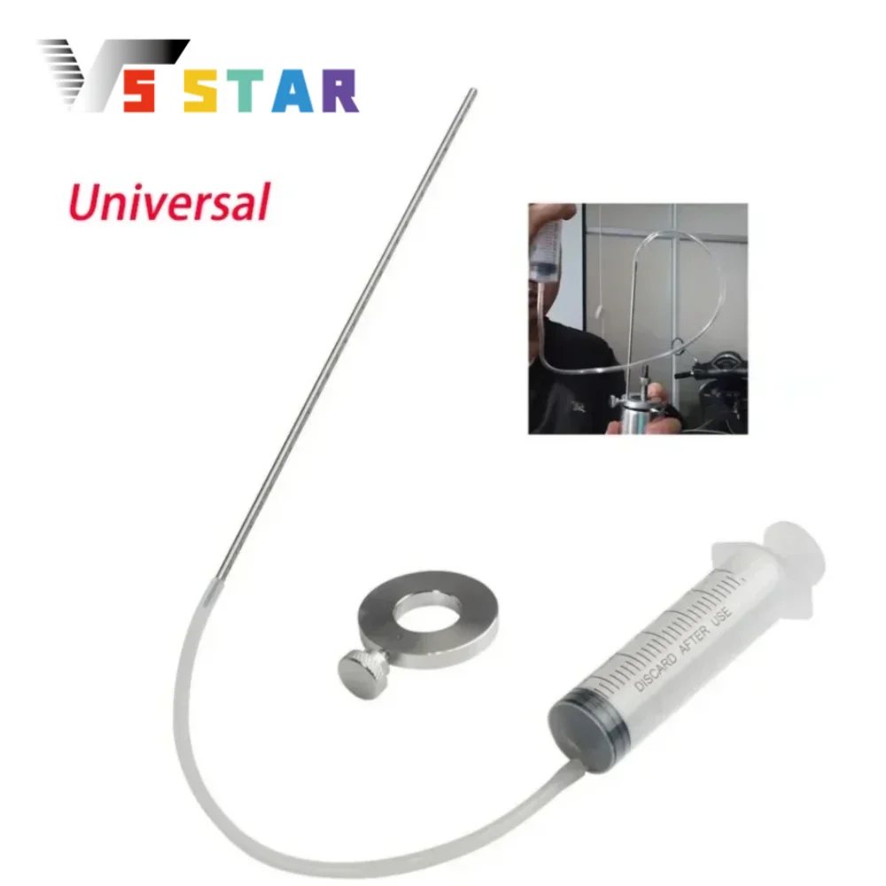 

Universal 60ml Fork Oil Level Gauge Kit Fork Oil Level Adjustment Measuring Tool For Injecting Draining Fluid Oil Water Sliver