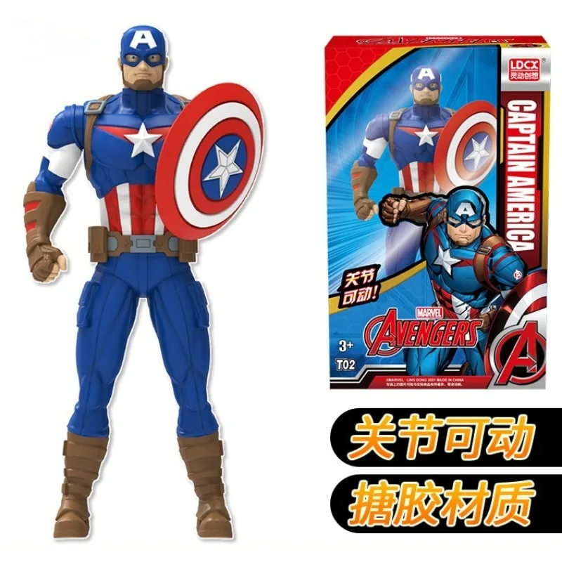 Los vengadores de Marvel Transformable Iron Man Robot juguete niños regalo Spider-Man Capitán América Hulk