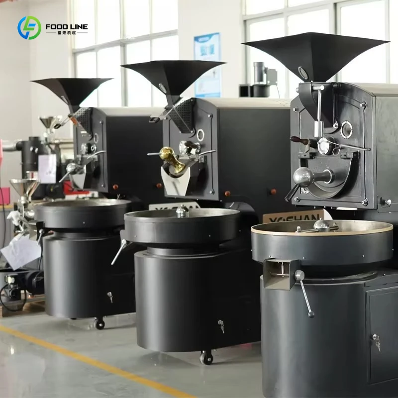 Customized Factory Price Energy Saving Gas Electric Coffee Roaster Stainless Steel Shell Environmental Protection Roaster