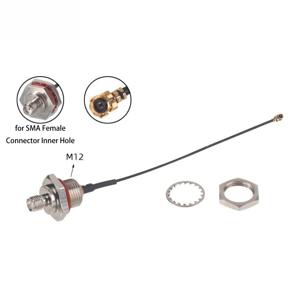 Professional Installation Adapter Connector Material Copper IPEX-SMA Adapter UMCC Connector for m10 External Thread