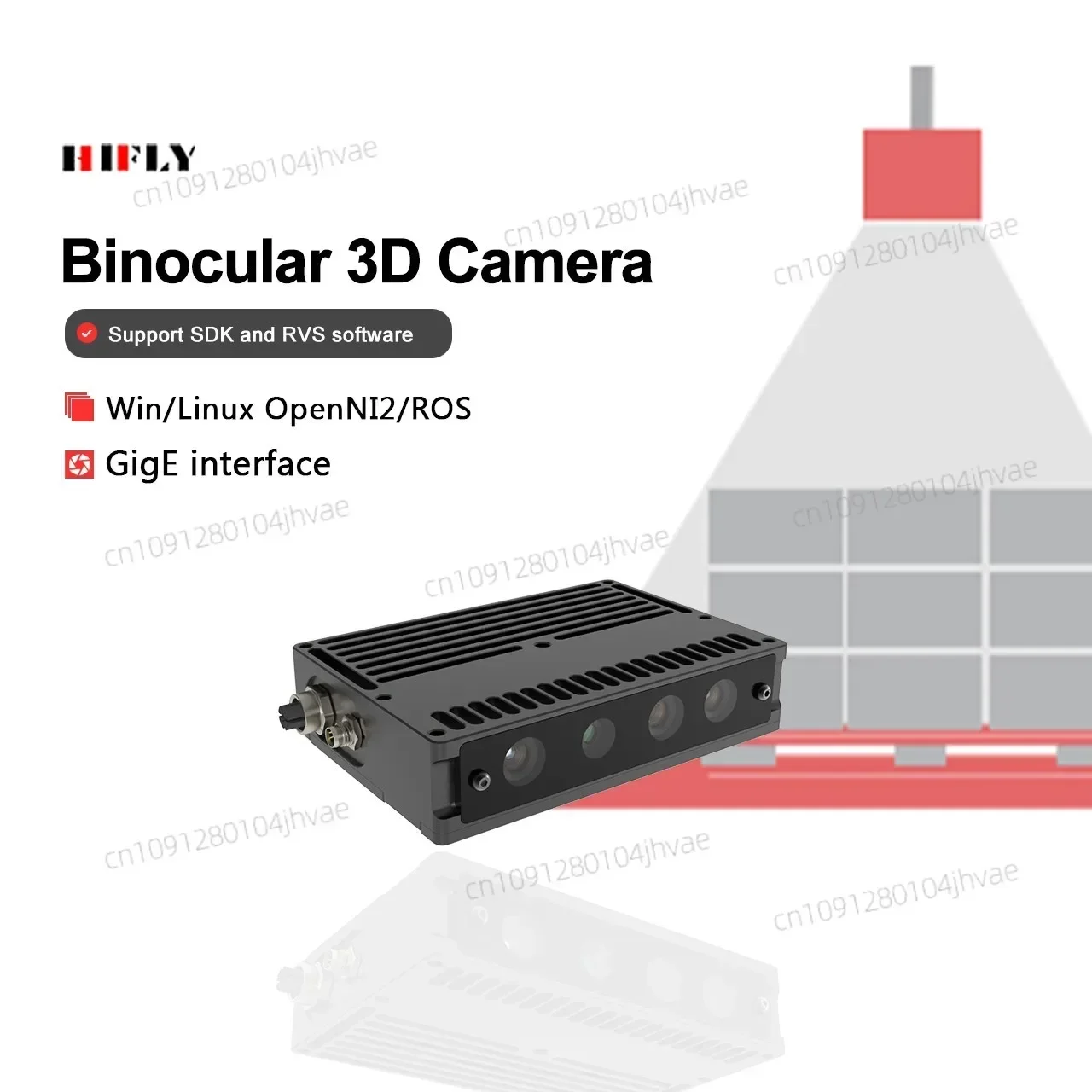 

NEW HIFLY 3D Binocular Depth Structured Light Camera High Frame Rate mm Level Accuracy Machine Vision Industrial Cameras