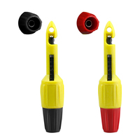1pc Insulation Wire Piercing Puncture Probe with 2mm/4mm Socket Test Hook Clip, Automotive Car Repair Test Probe