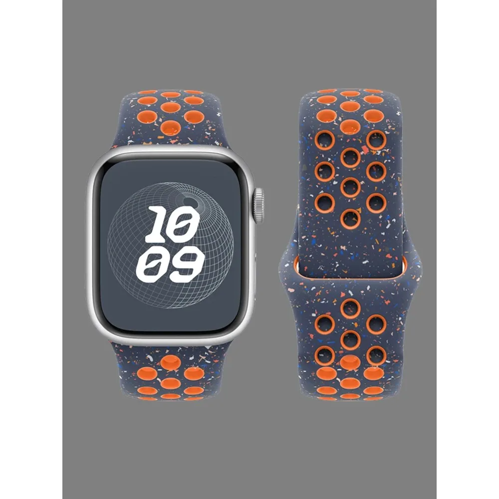 Sportarmbänder für Apple Watch Band 11/10/9/8/7/SE/Ultra2 3 49mm 46mm 45mm 44 42 41 40 mm Atmungsaktive Handgelenk-Armbänder iWatch Armbänder