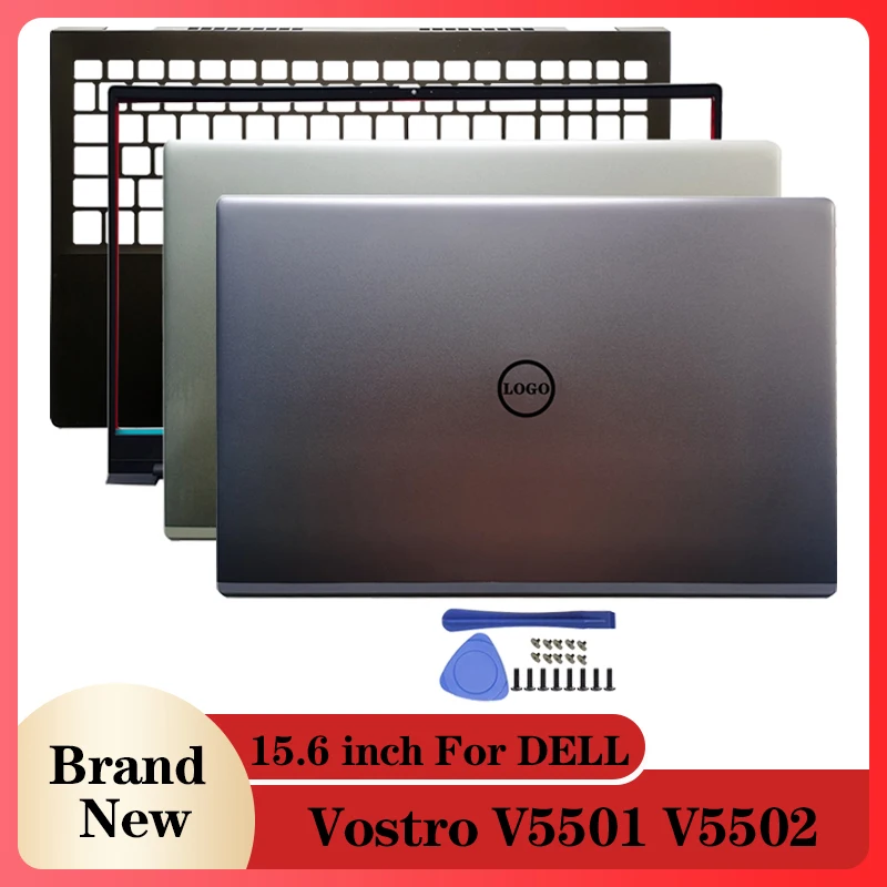 NEW Laptop Case LCD Back Cover/Front Bezel/Palmrest For DELL Vostro V5501 V5502 Notebook Computer Case