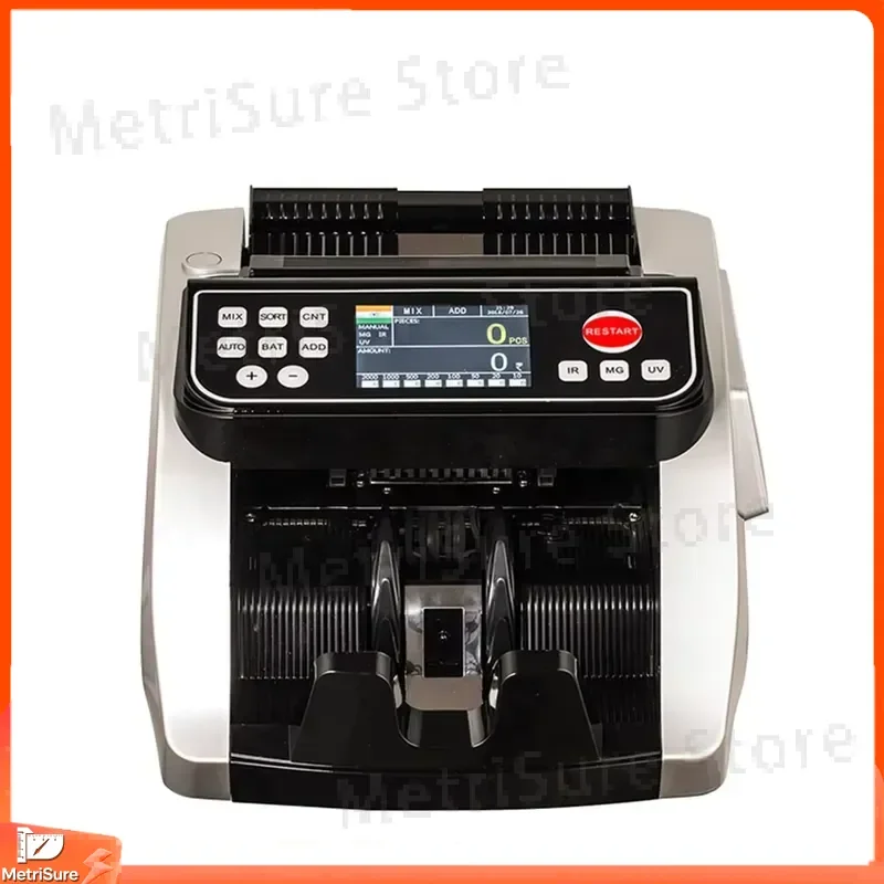 Automatic Multi-Currency Mixed Denomination Banknote Counter Cash Sorting Currency Detector for USD EUR GBP JPY CAD