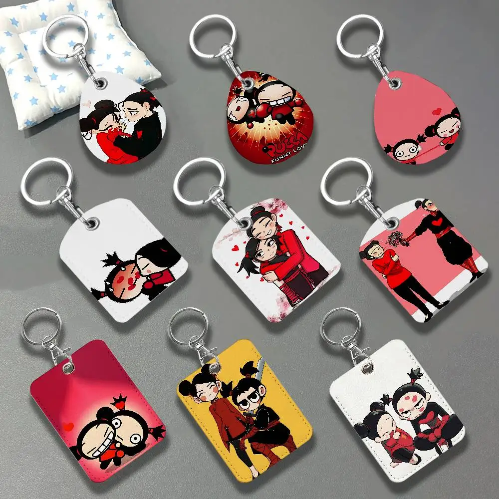 P-Pucca Love G-Garu Magnetic keychain case For Apple Airtags, also suitable for Pandora Tag dog tracker/locator devices