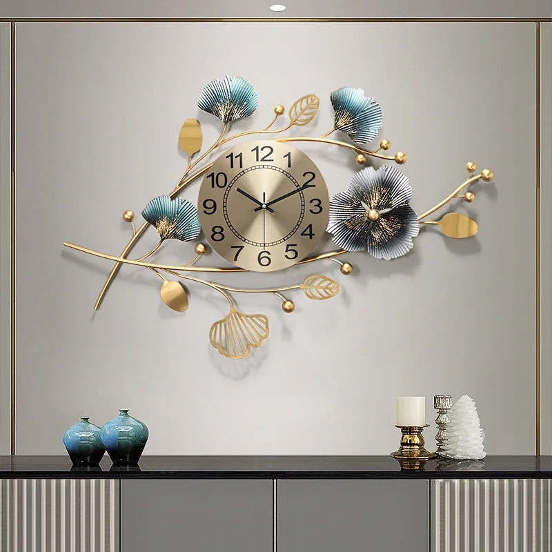 Silent Bathroom Wall Clocks Art Mural Design Vintage Aesthetic Interior Bedrooms Clock Wall Korean Reloj Pared Room Decorations