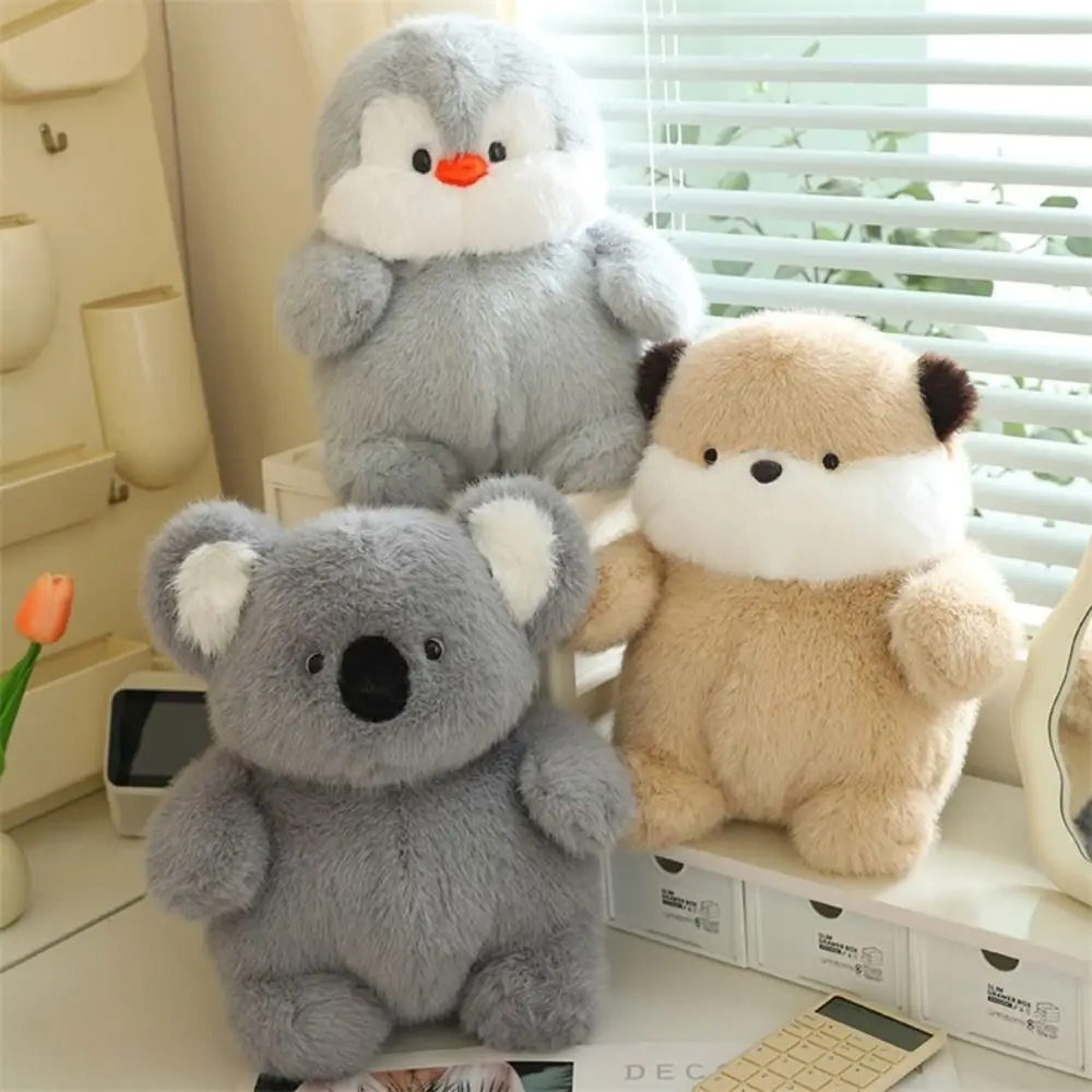 Appease Doll Pig Koala Plush Toys Soft Simulation Penguin Animal Plush Pillow Unique Cute Otter Plush Doll Birthday Gift