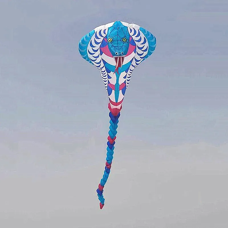 Free shipping 20m snake kites flying pendant Inflatables play windsurfing jeux exterieur enfant toy sports vlieger parachute fun