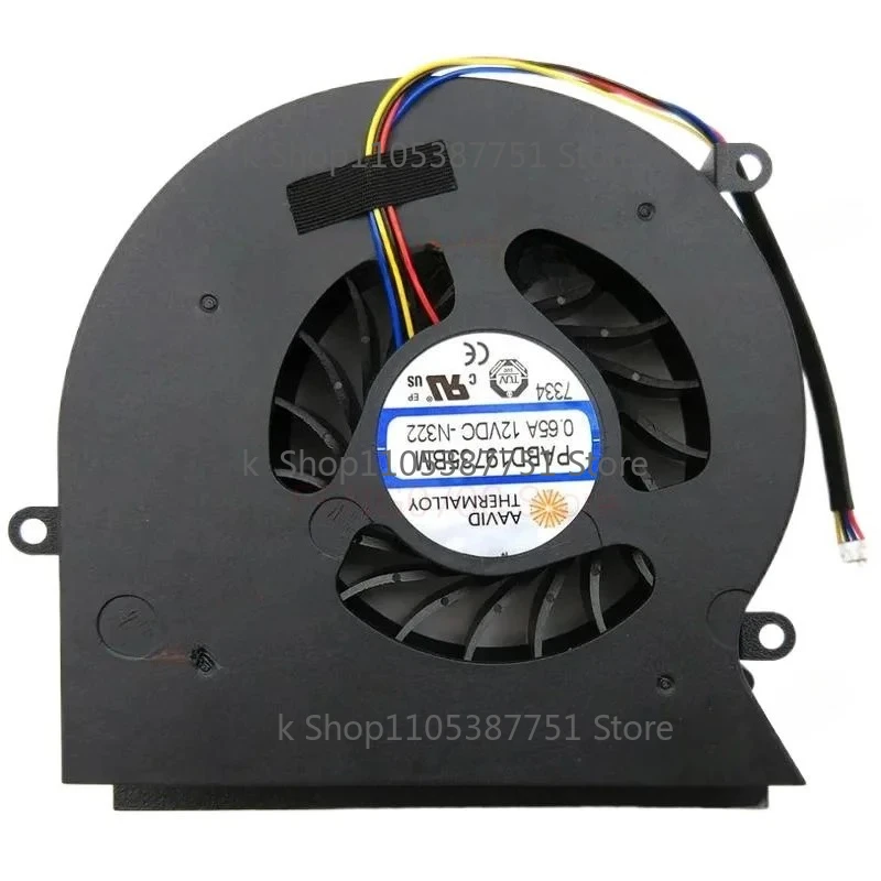 New  CPU Cooling Fan For MSI GT62VR 6RD GT62VR 6RE GT62VR 7RE Dominator Pro 16L1 16L2 CPU GPU Fan