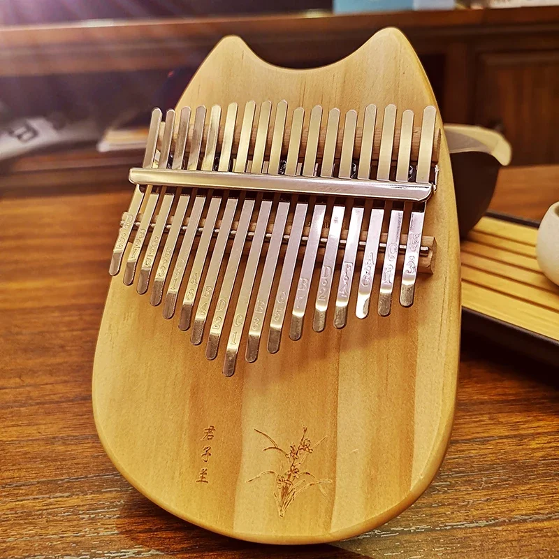 Small Wood Child Finger Piano Kalimba 17 Key Japanese Portable Music Instruments Kalimba 21 Key Calimba Keyboard Instruments