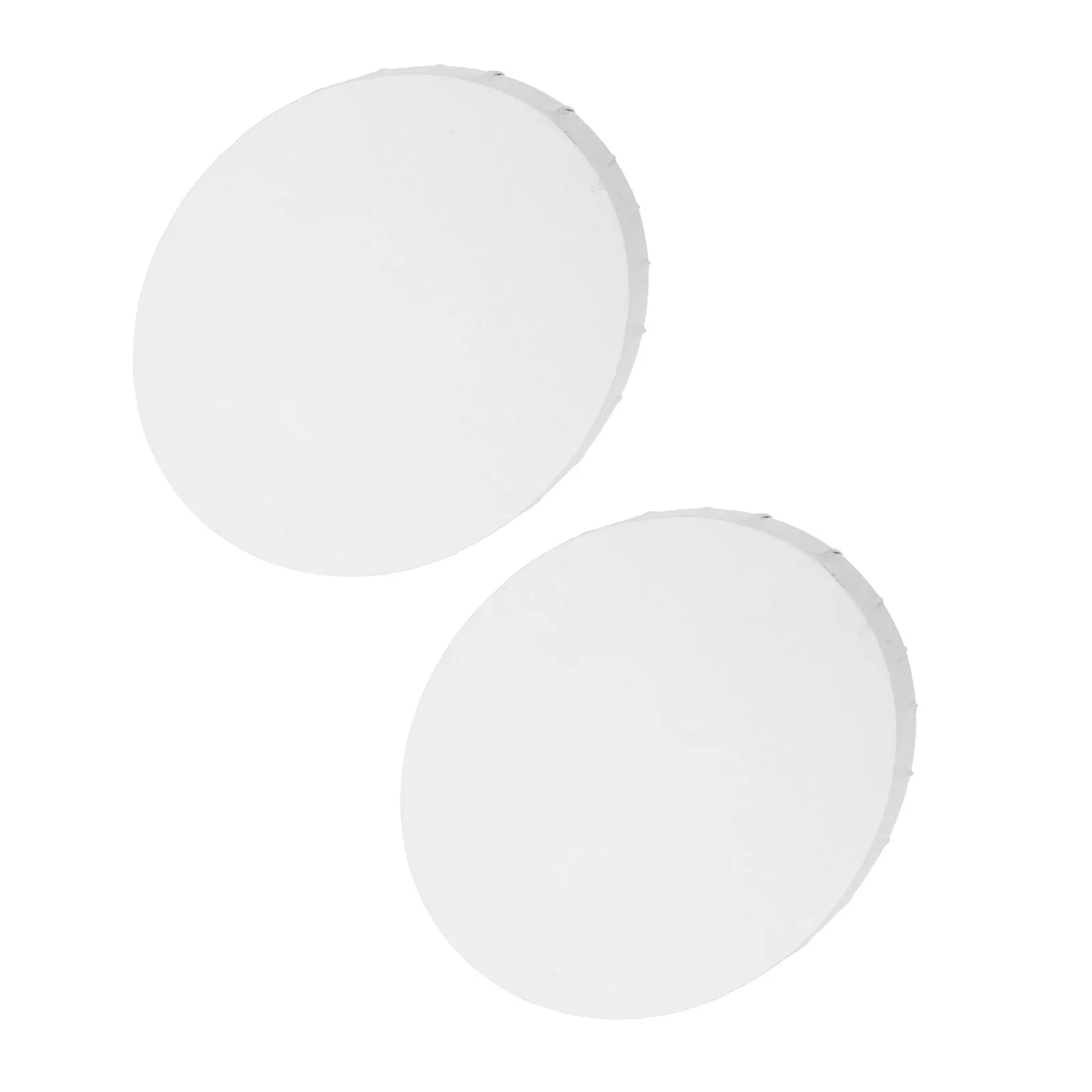2Pcs Oval Canvas Picture Frames Stretched Blank Art Boards Cotton Wood Oval Oil Paint Canvas for Acrylic Oil Beginners Art