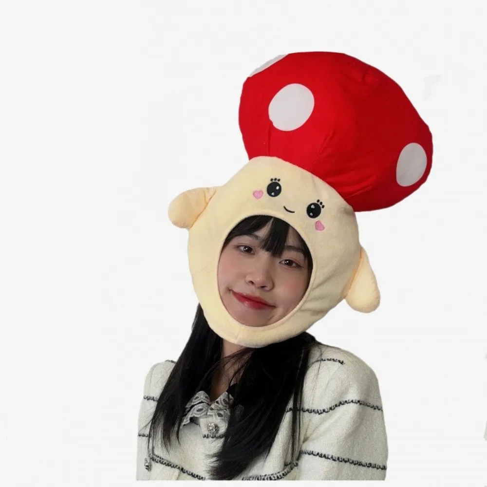 

Pumpkin Creative Fruit and Vegetable Hat Playful Soft Nutrition Month Hat Stretchy Funny Pullover Cap Kids Adults