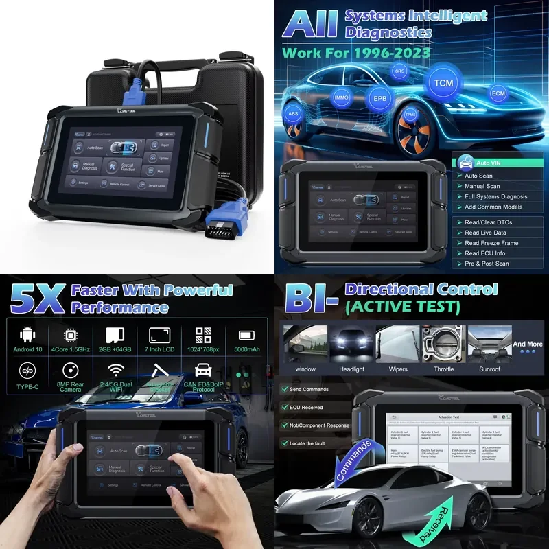 VD70 New Scanner Automobile Diagnostic Device Diagnosis Machine For Cars All Vehicle