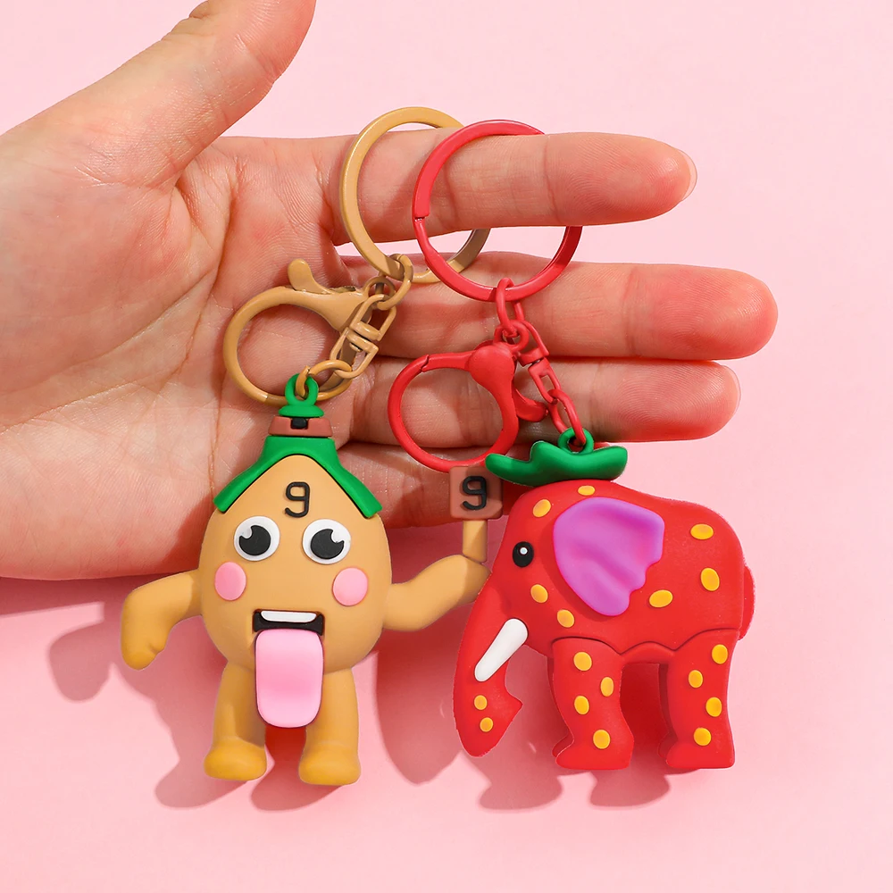 2026 Brainrot Keychain Anime Tongue Figure Gift