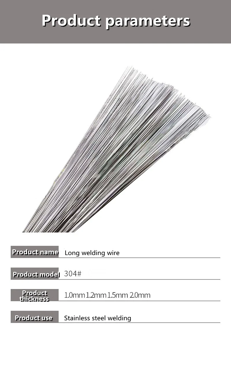 1KG TIG-304 Stainless Steel Argon Arc Welding Wire Metal Welder Rod  1.0mm- 3.0mm Used In Welding Stainless Steel 304