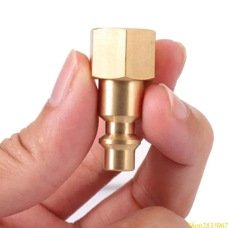 10Pcs 1/4'' NPT Female Industrial Pneumatic Plugs Quick-Connect Air Hose Fitting 831F
