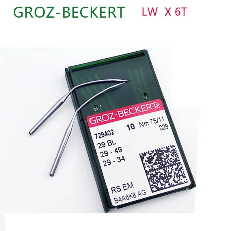 100 PCS Sewing Machine Needles GROZ-BECKERT  LWx6T 29BL GEBEDUR Heat Proof Titanium Needle For Trousers Edge Pry Edge Machine