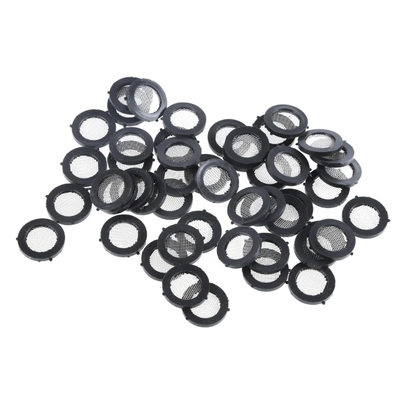 50 Stuks Afdichting O-Ringen Pakking Douchekop Wasmachine Met Metalen Gaas Platte Ring Pakking Met Filter netto Te