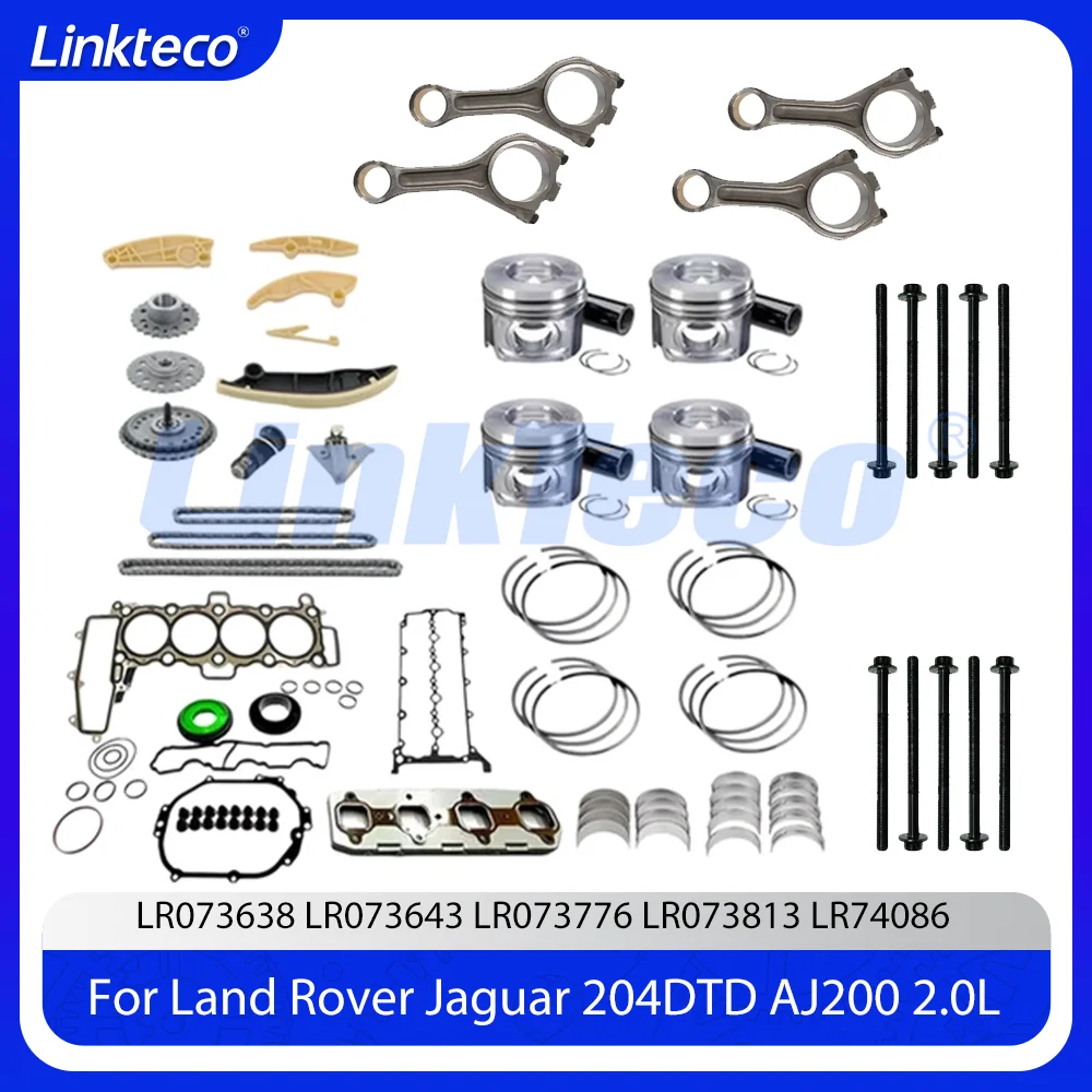 Engine Overhaul Gasket Set Fit 2.0 L 204DT AJ200 For Land Rover RANGE ROVER EVOQUE Discovery Evoque VELAR SPORT Jaguar XE XF