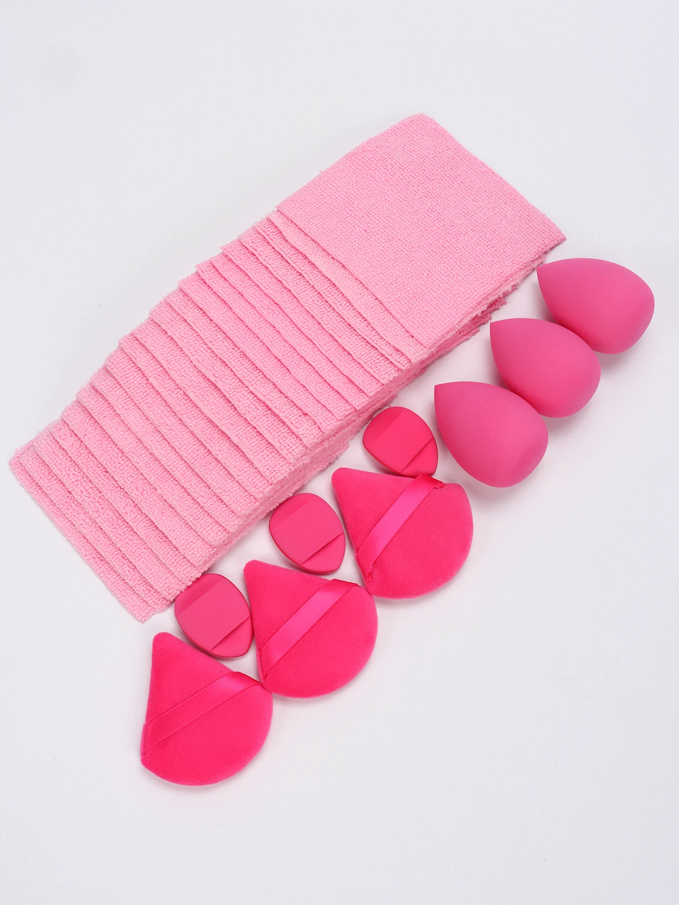 29ピースメイク落としパッド、水、ドライ、ウェットファンデーション付きの二重目的メイクスポンジ、すべての肌タイプに適しています